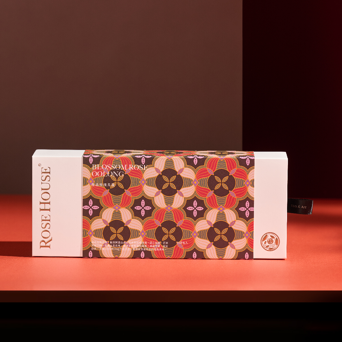 極品玫瑰烏龍茶 | Blossom Rose Oolong | 精品立體茶包盒 (10包入-附提袋)