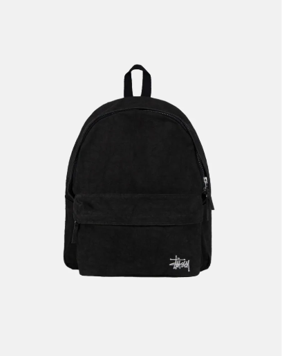 2025SS STUSSY CANVAS BACKPACK LOGO 帆布 後背包