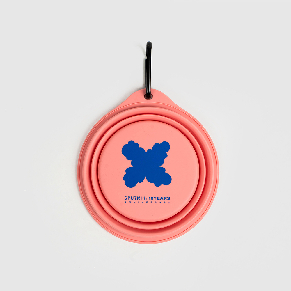 10TH YEAR︱寵物折疊碗 - 粉色