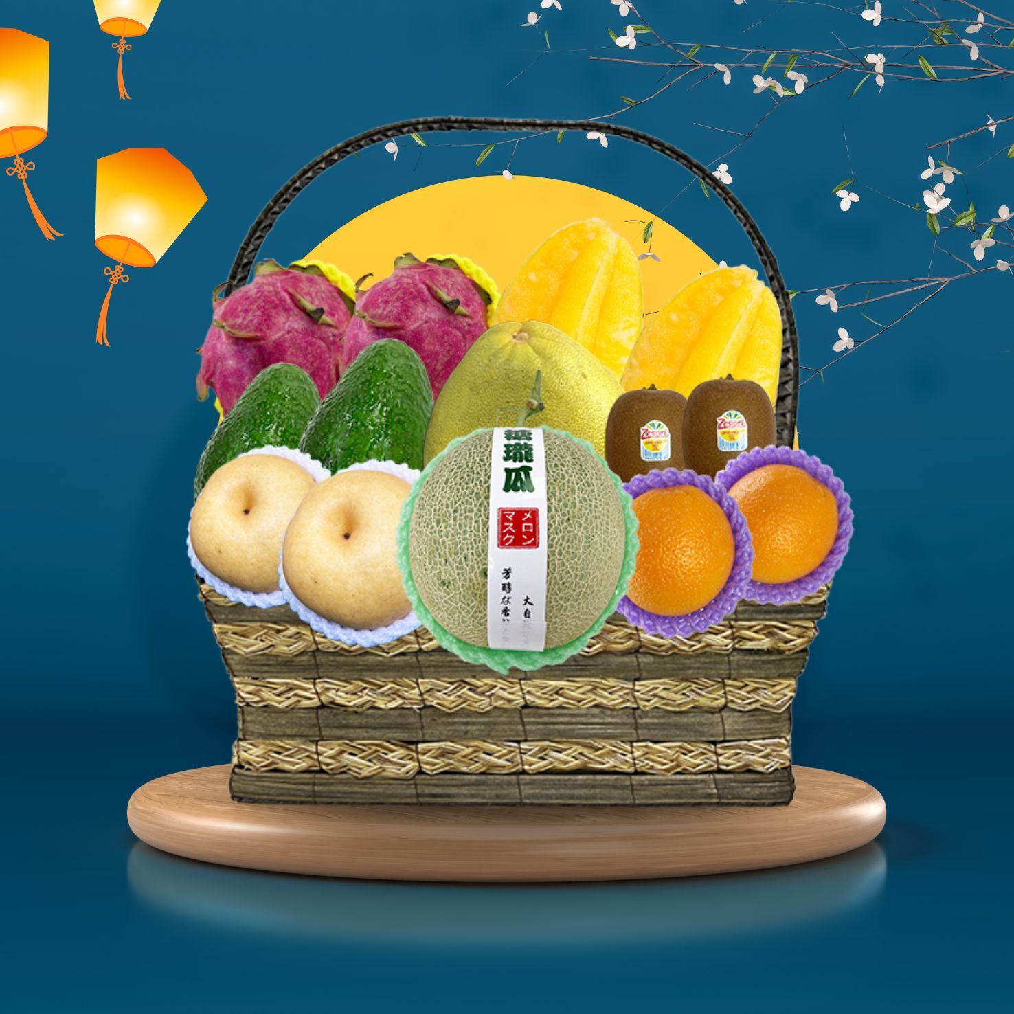 中秋金秋果籃-M613-6