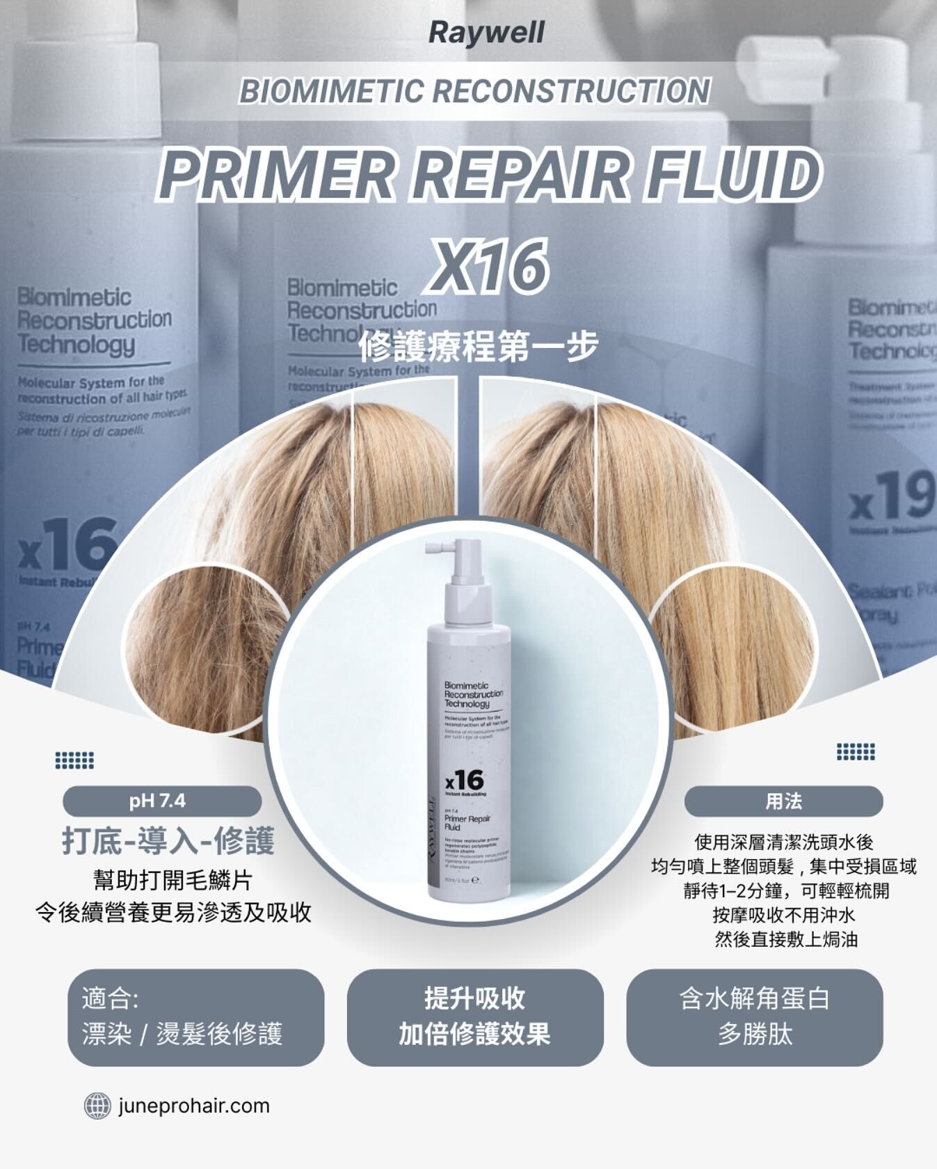 Raywell Biomimetic Reconstruction Technology X16 / X17 / X18 / X19