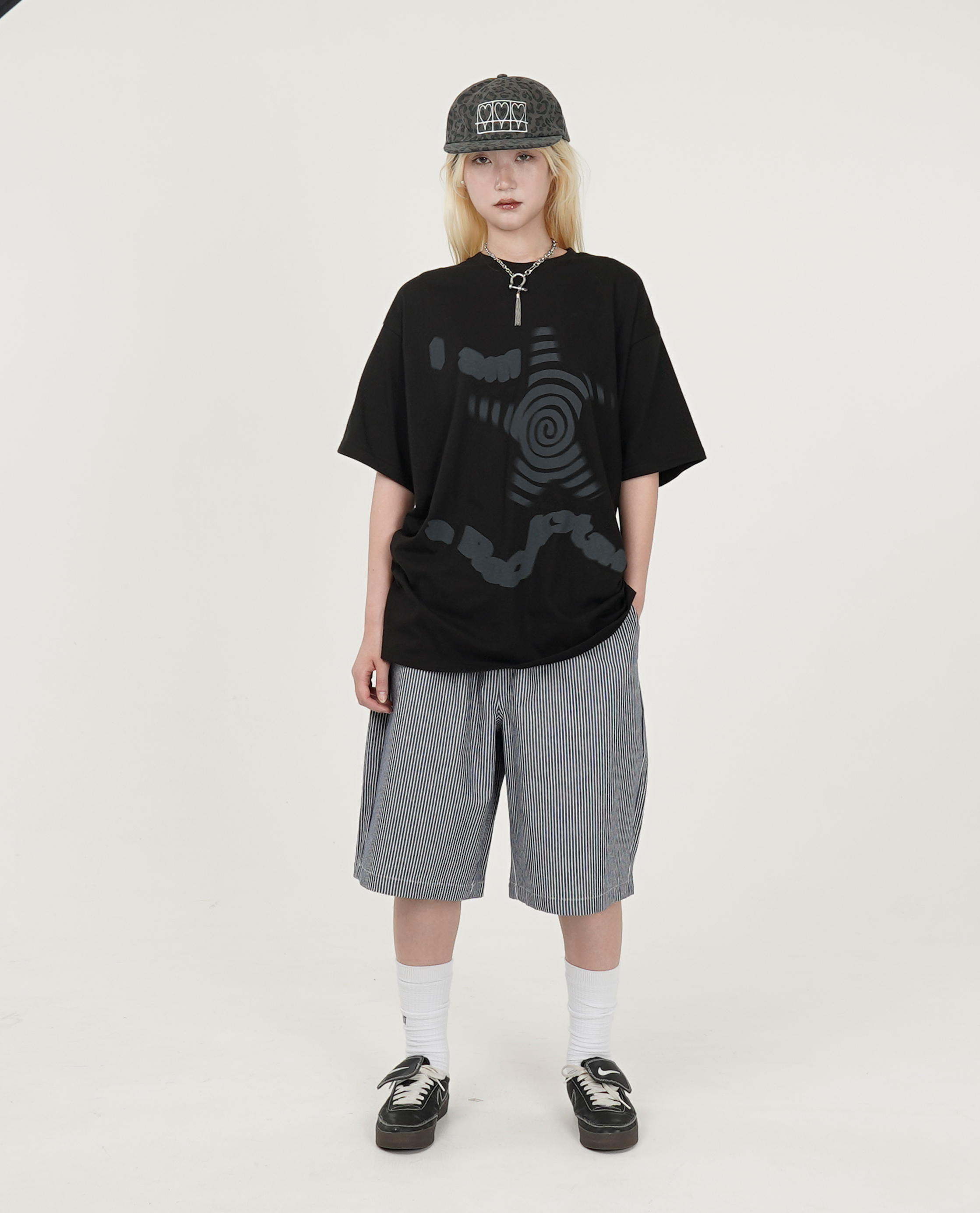 WEBHOUSE Twister Star Stripe Shorts - 25SS