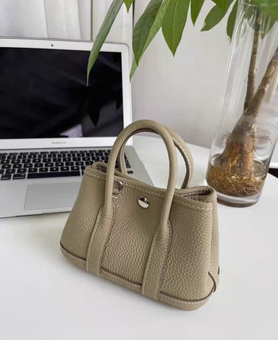 迷你手提托特包(25cm)附背帶