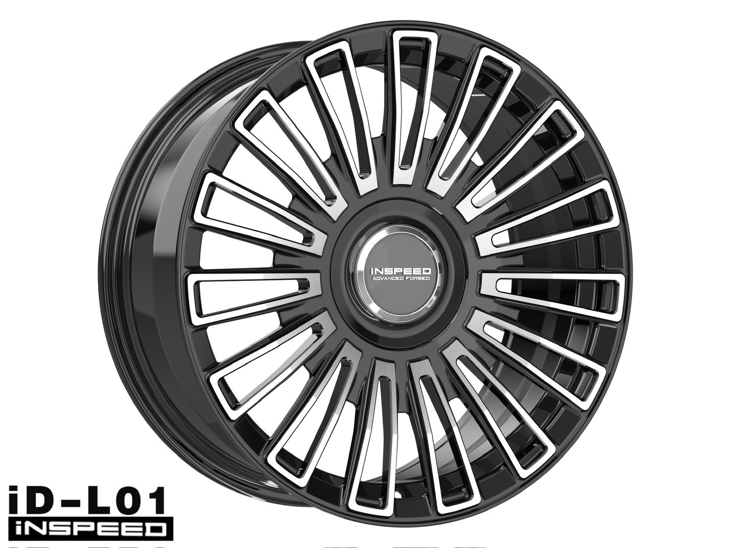 INSPEED ID-L01 亮黑 20/8.5J/ET38/5X120/60.1