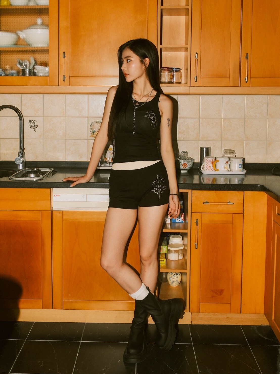 ATONE GIRLS “WIFEY" SHORTS