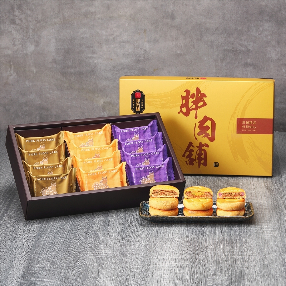 金大方綜合肉鬆餅12入|企業送禮首選