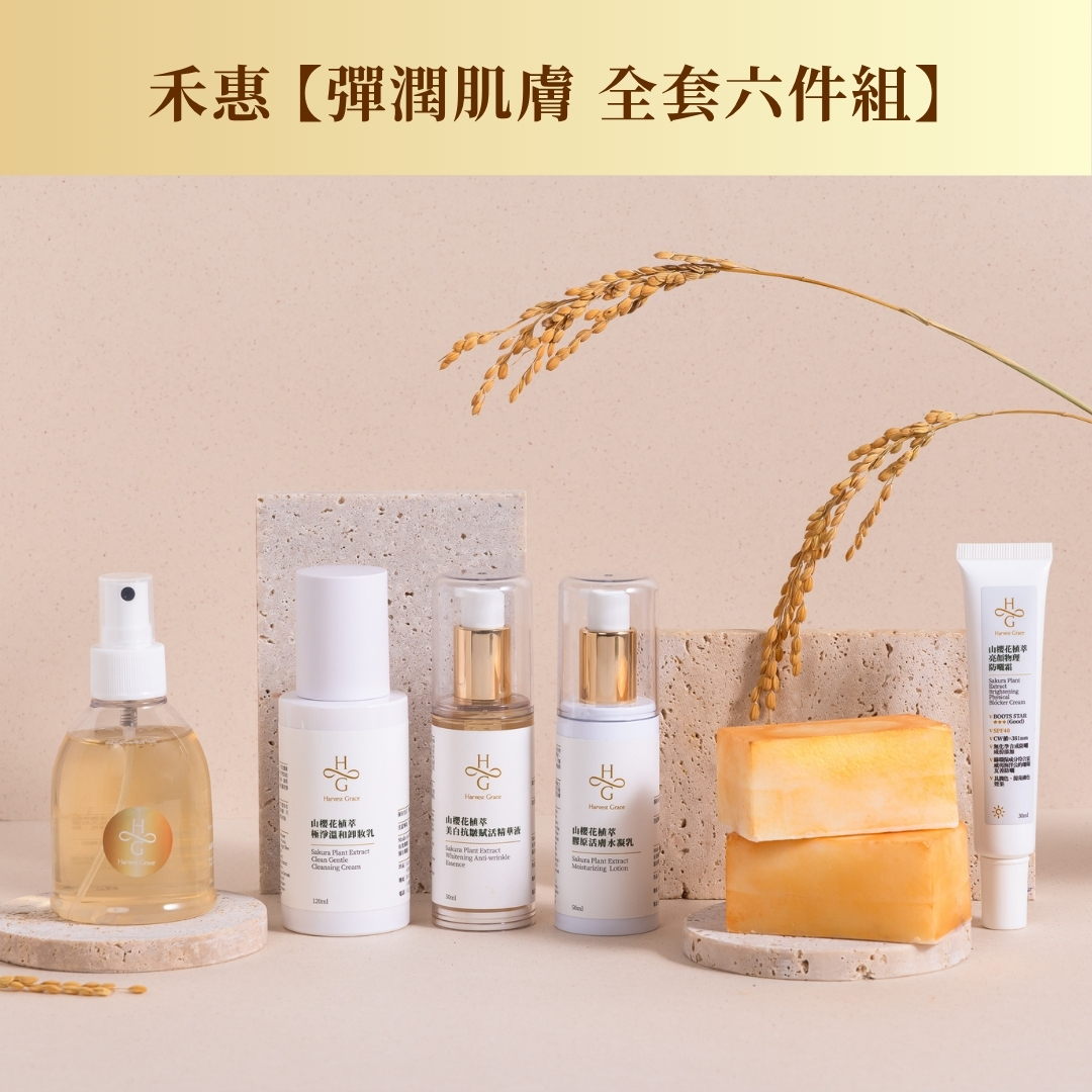 禾惠 【彈潤肌膚 全套六件組】