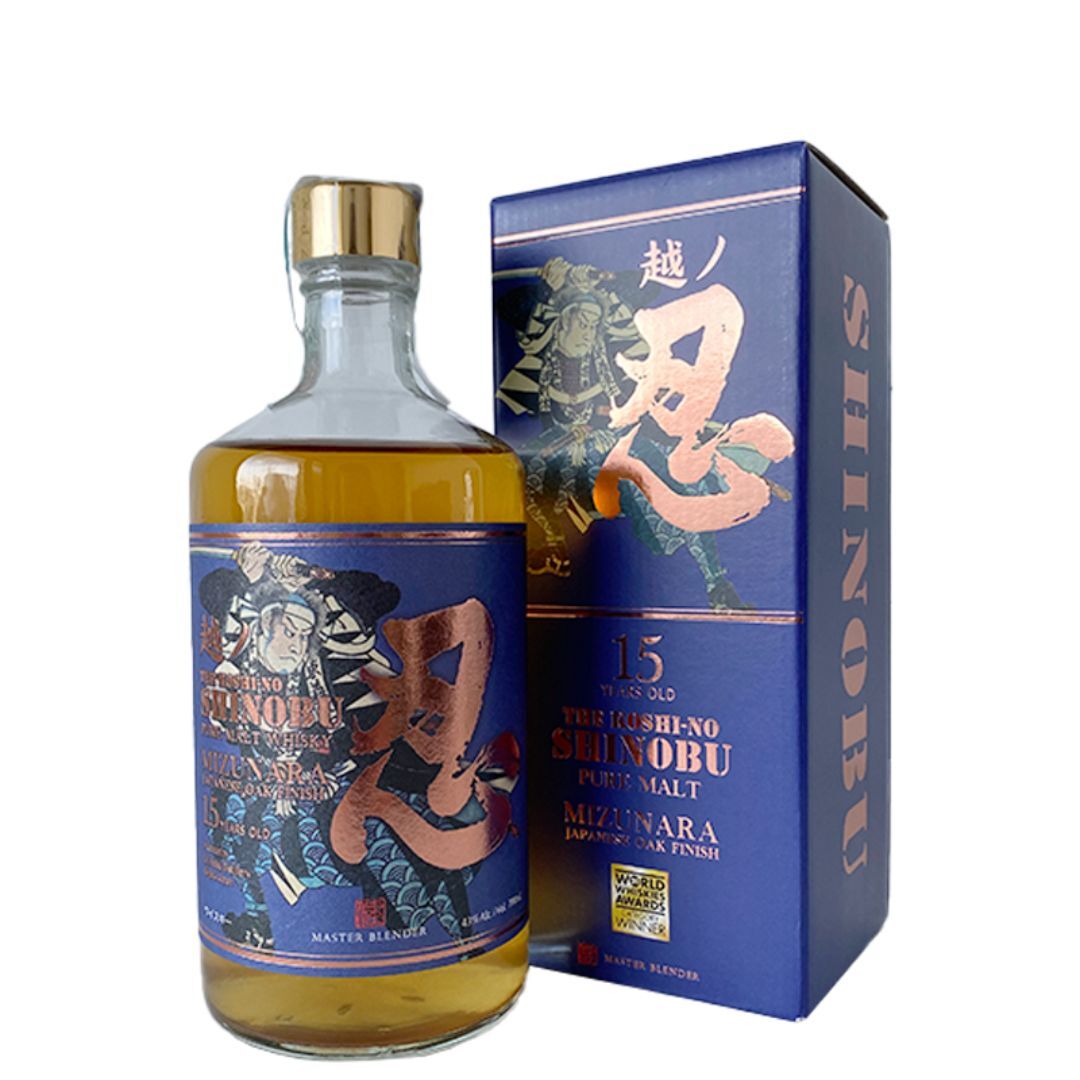 忍 15年 水楢桶 純麥威士忌 700mL