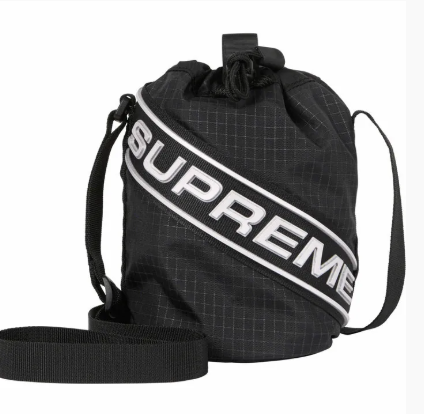 2023AW Supreme Small cinch pouch 水桶包 側背 小包 雙面 開