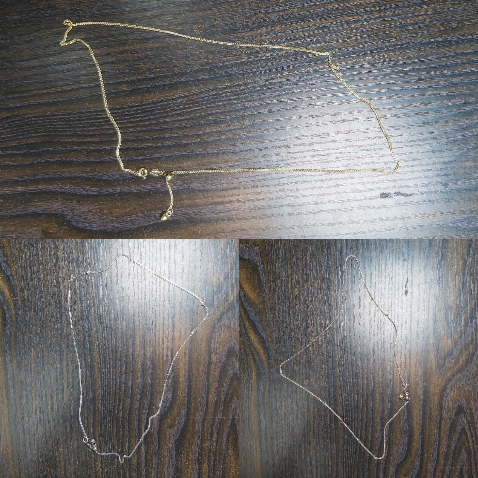 意大利 925 頸鍊 , 可調較 (H6 CR803)