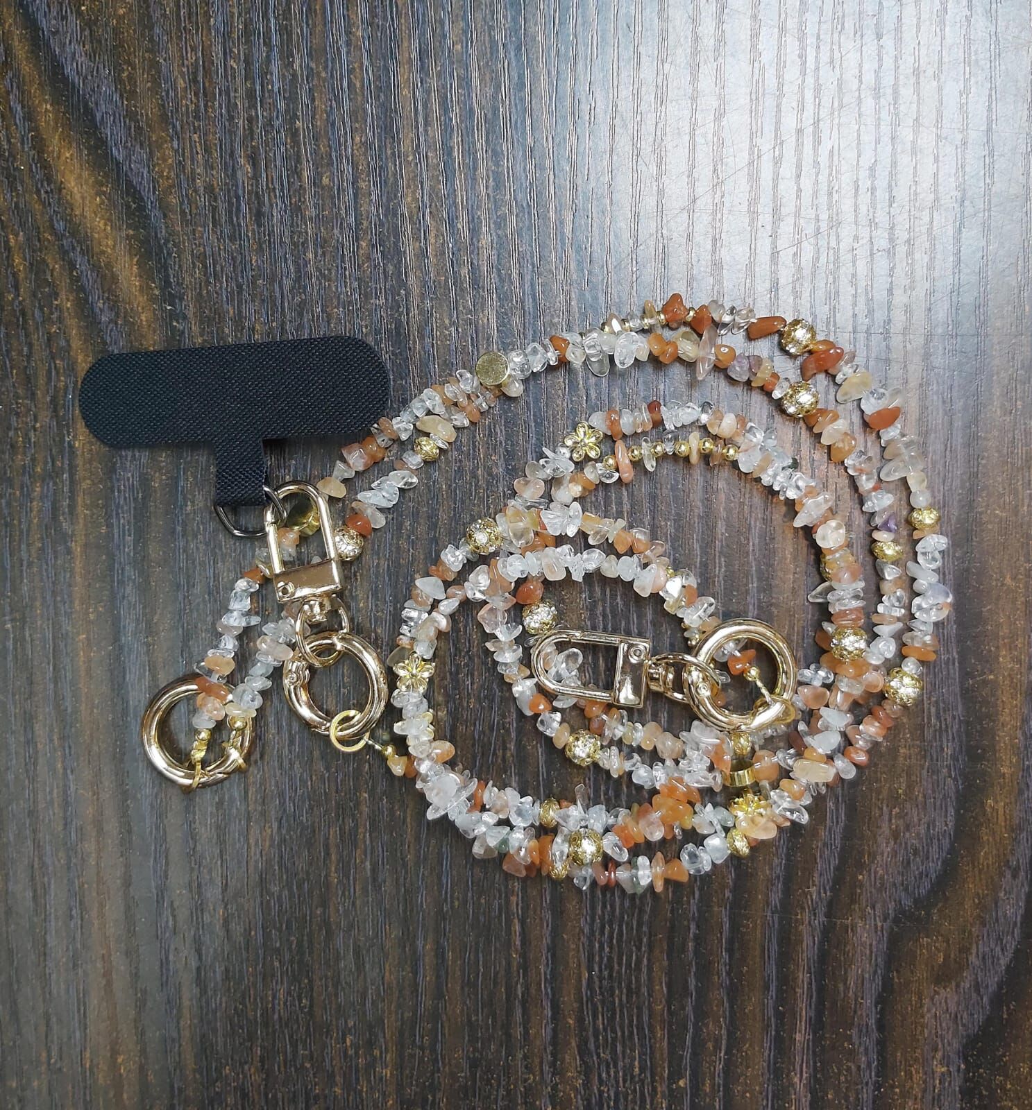 紅兔毛手機三用鍊 (H6 CR804)