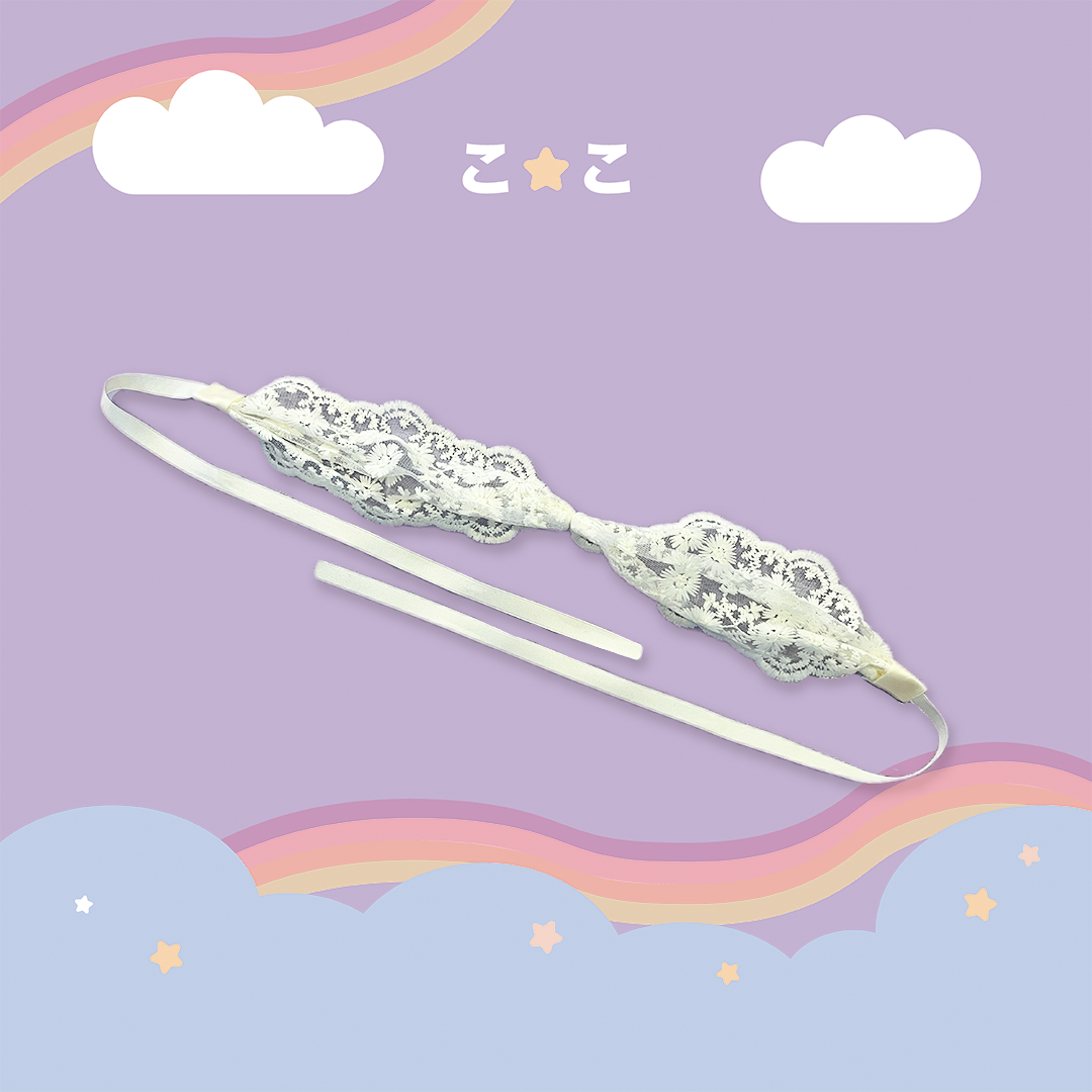 こ♡こ 復古蕾絲小花髮帶