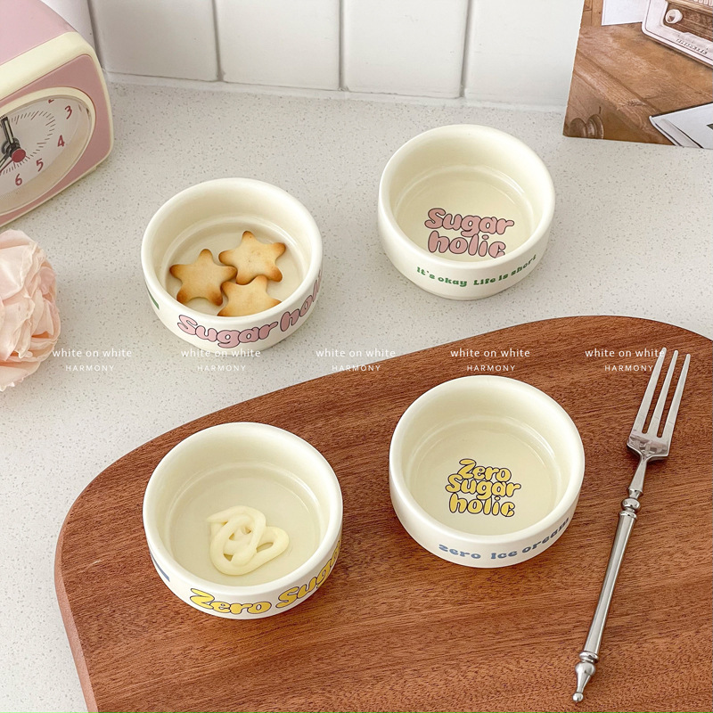 《6080》可愛精緻奶油色醬料味碟