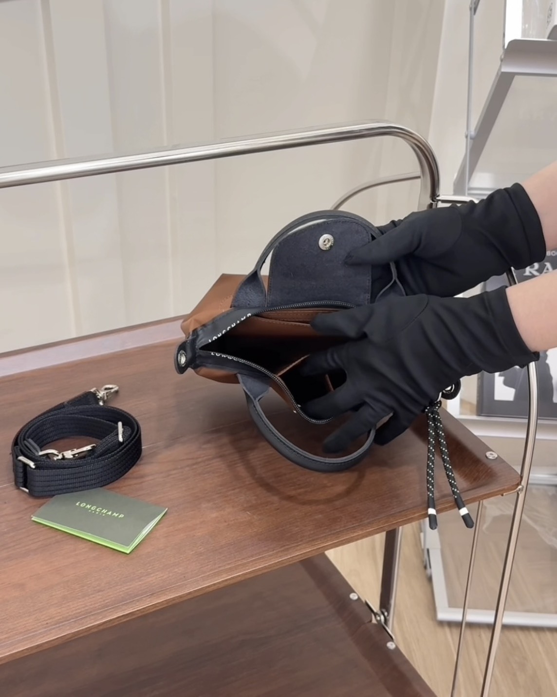 LONGCHAMP｜LE PLIAGE ENERGY XS 手提包 巧克力色 17*14*10cm