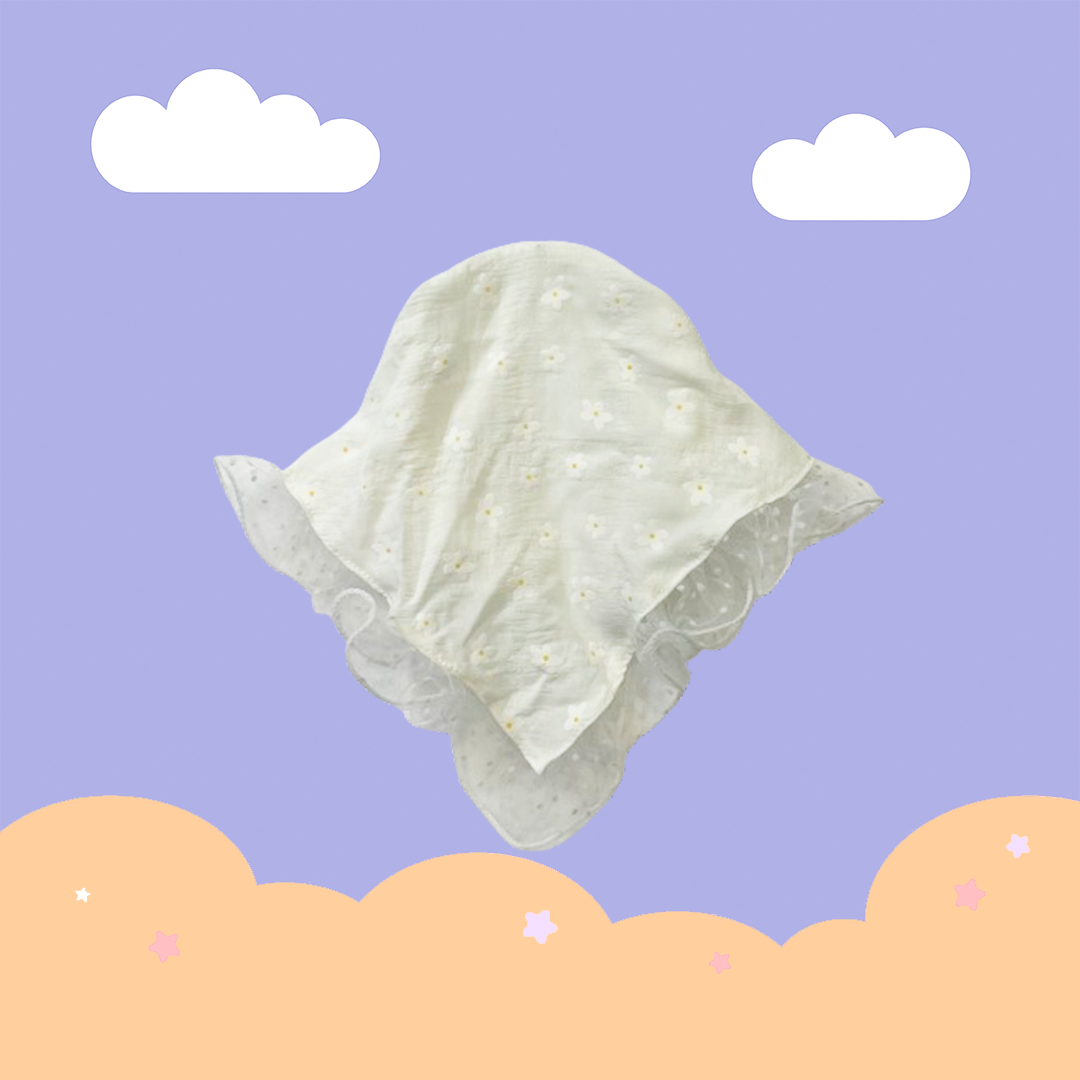 こ♡こ 小雛菊波點蕾絲髮箍