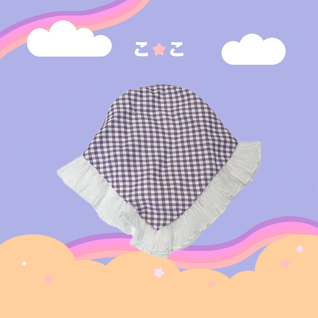 こ♡こ 格紋蕾絲髮箍