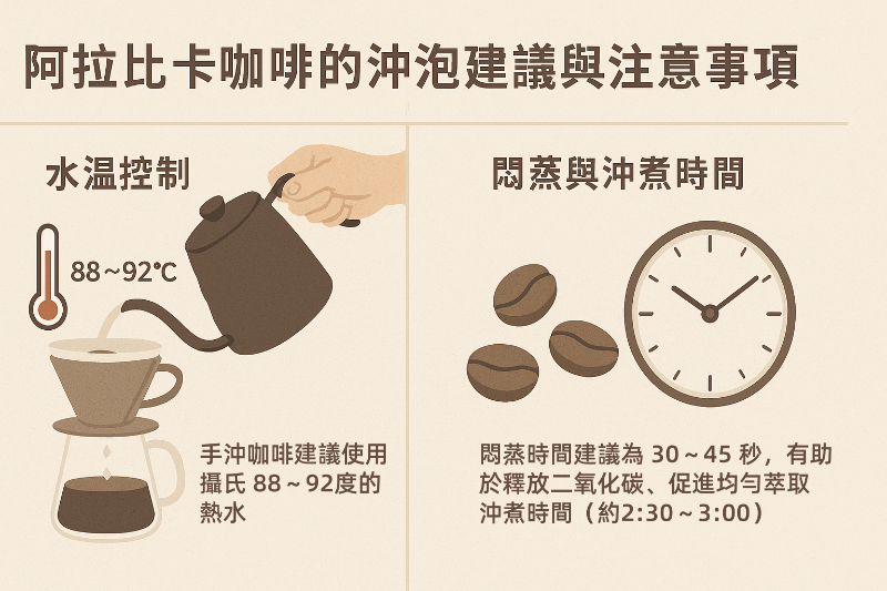 阿拉比卡咖啡的沖泡建議與注意事項