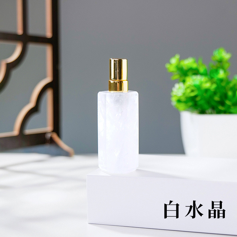 天然水晶能量香水瓶｜攜帶式療癒與磁場轉化神器