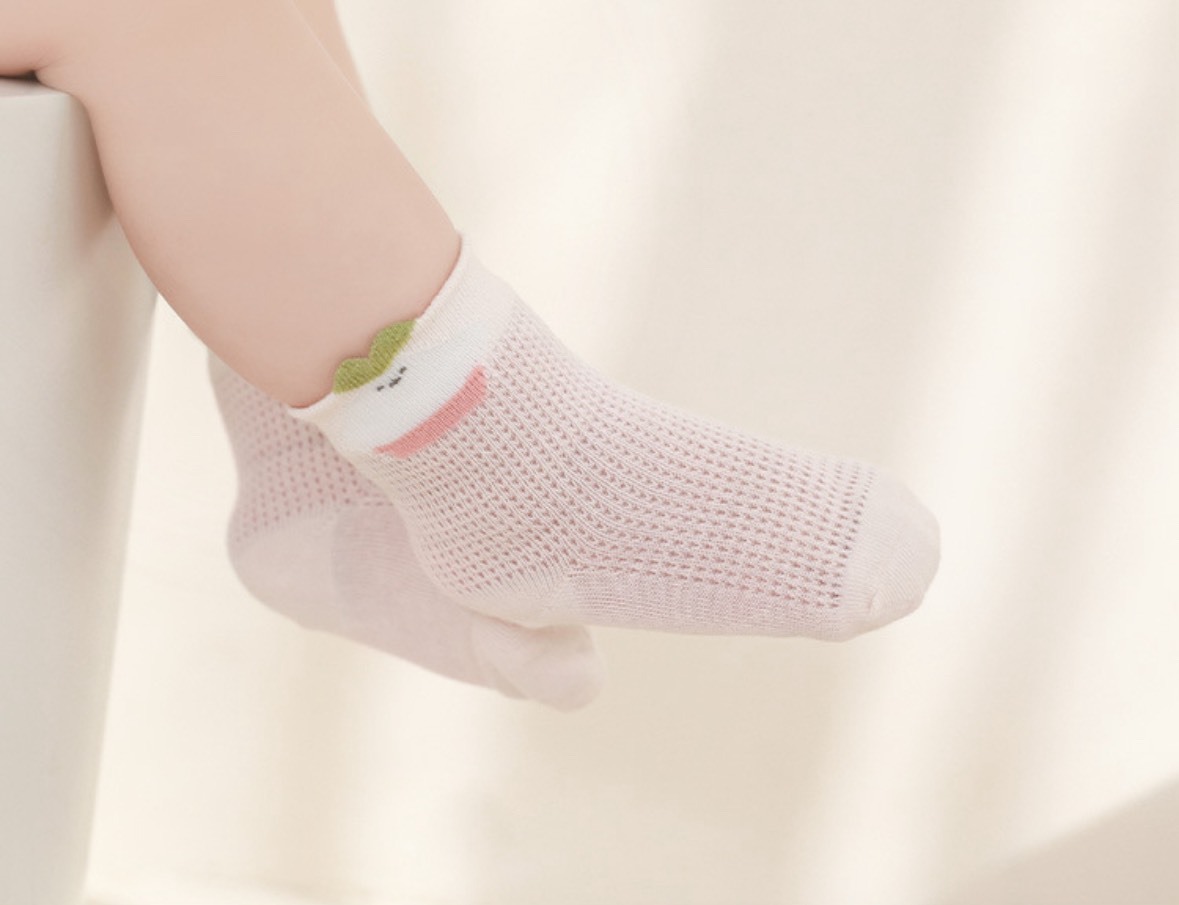 可愛網眼襪子組