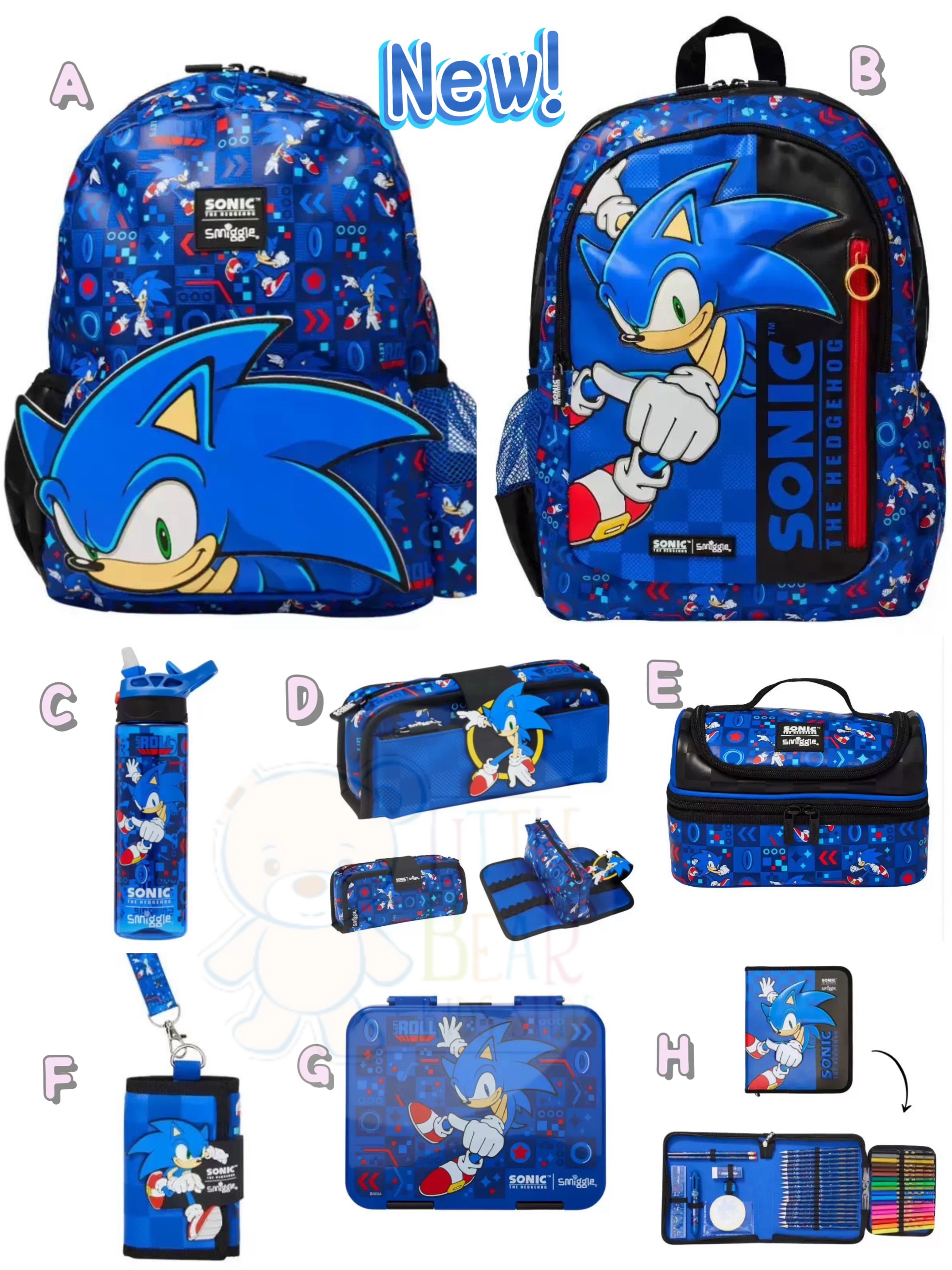 (現貨) ✨Sonic 返學用品系列✨