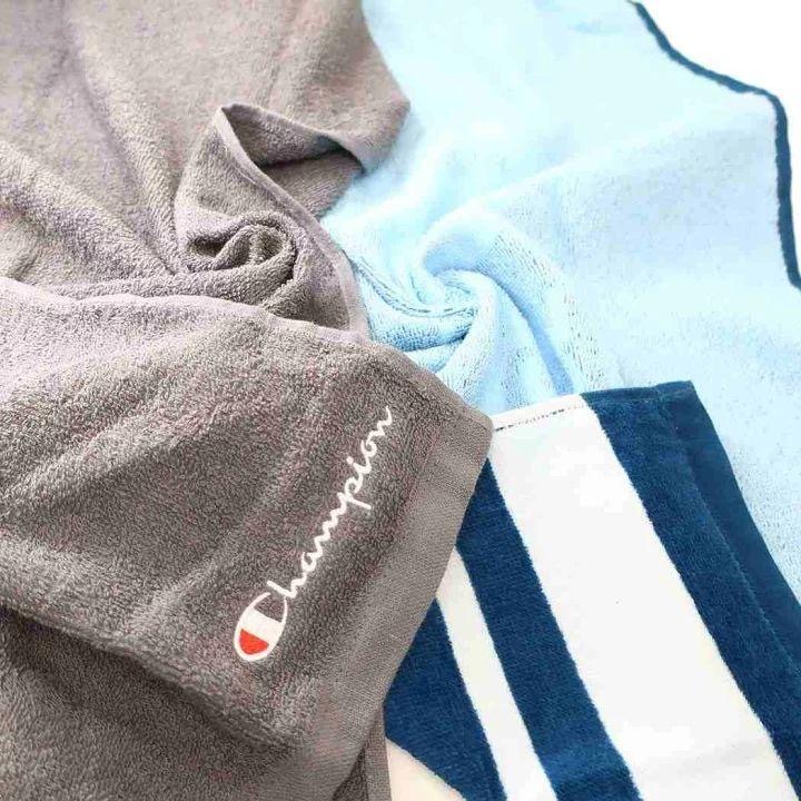 JP Champion 刺繡長毛巾套裝 34x80 8943