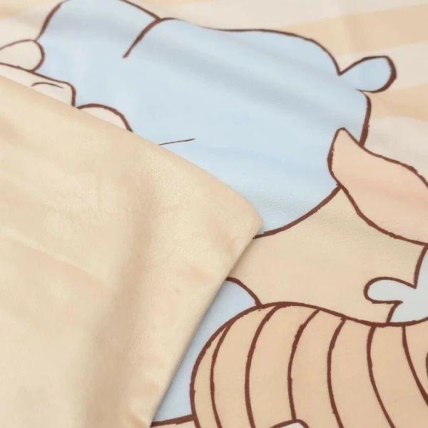 JP Pooh 大雜燴枕頭套 淺橙色 43x63 5722