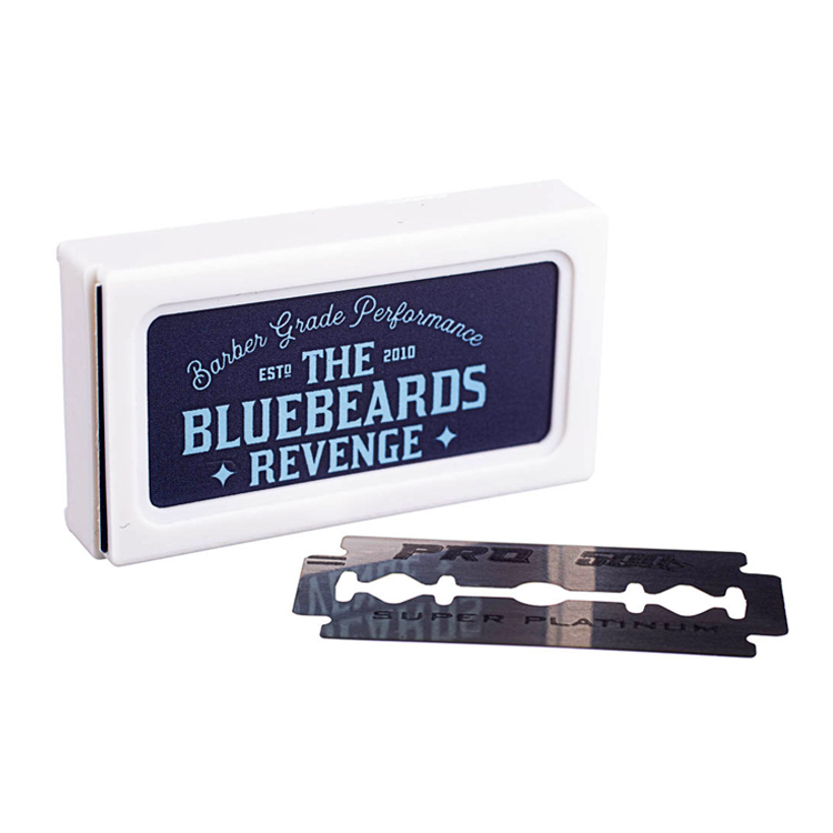 英國 Bluebeards - 藍鬍子 雙面刮鬍刀片（10片裝 / 通用傳統復古雙刃安全刮鬍刀）