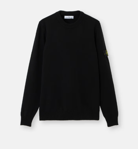 STONE ISLAND 反縫線細節圓領毛衣   JUN25