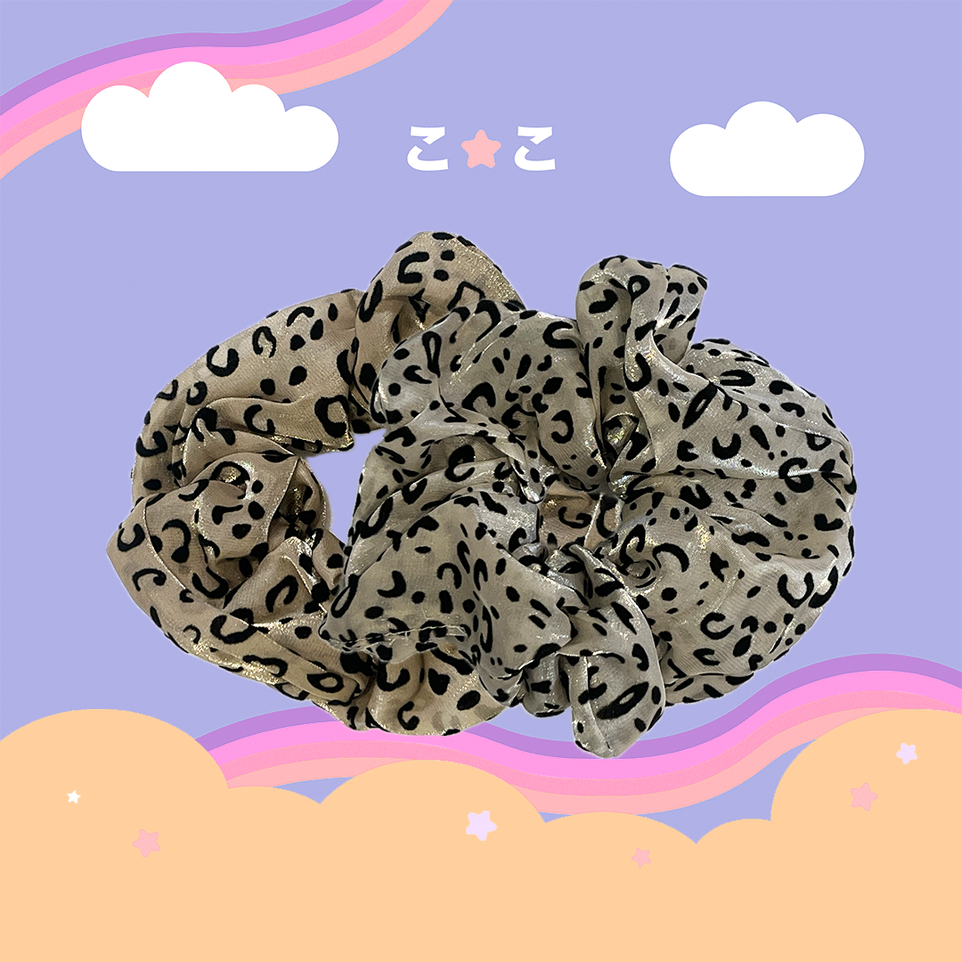 こ♡こ 豹紋大腸髮圈