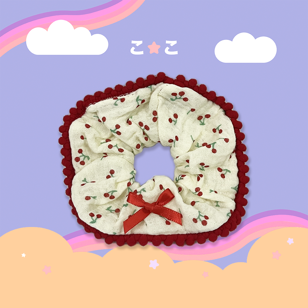 こ♡こ 櫻桃大腸髮圈
