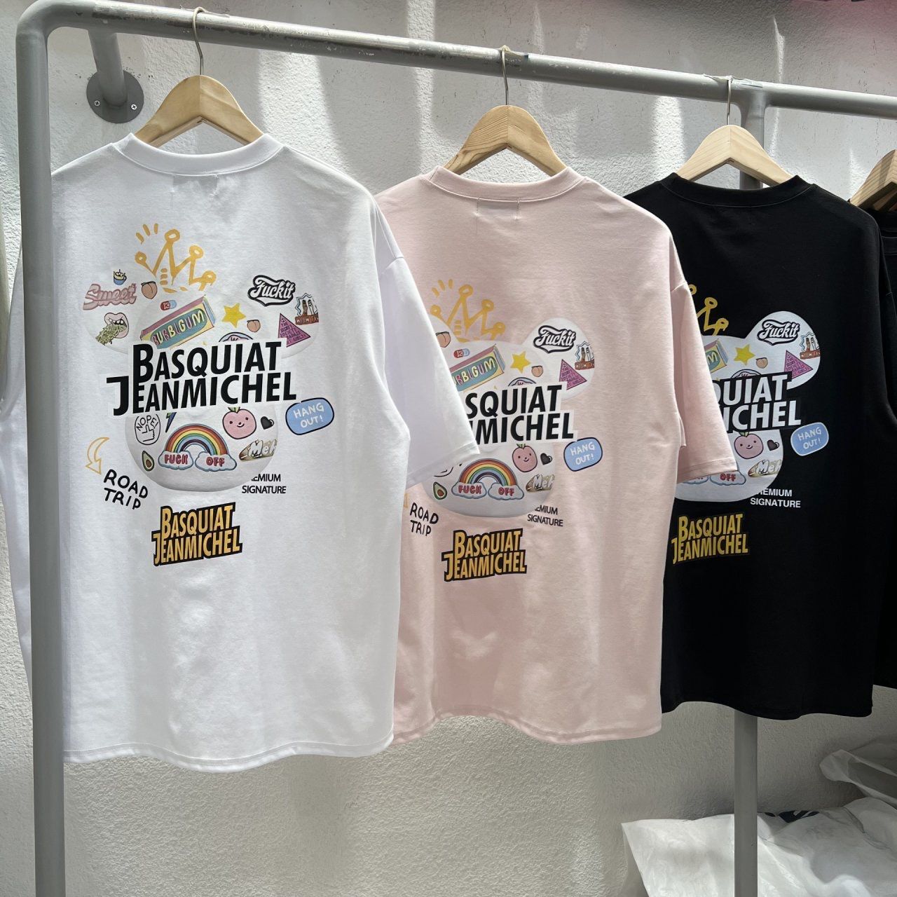 熊仔圖案英文字短袖Tee BARON-188T