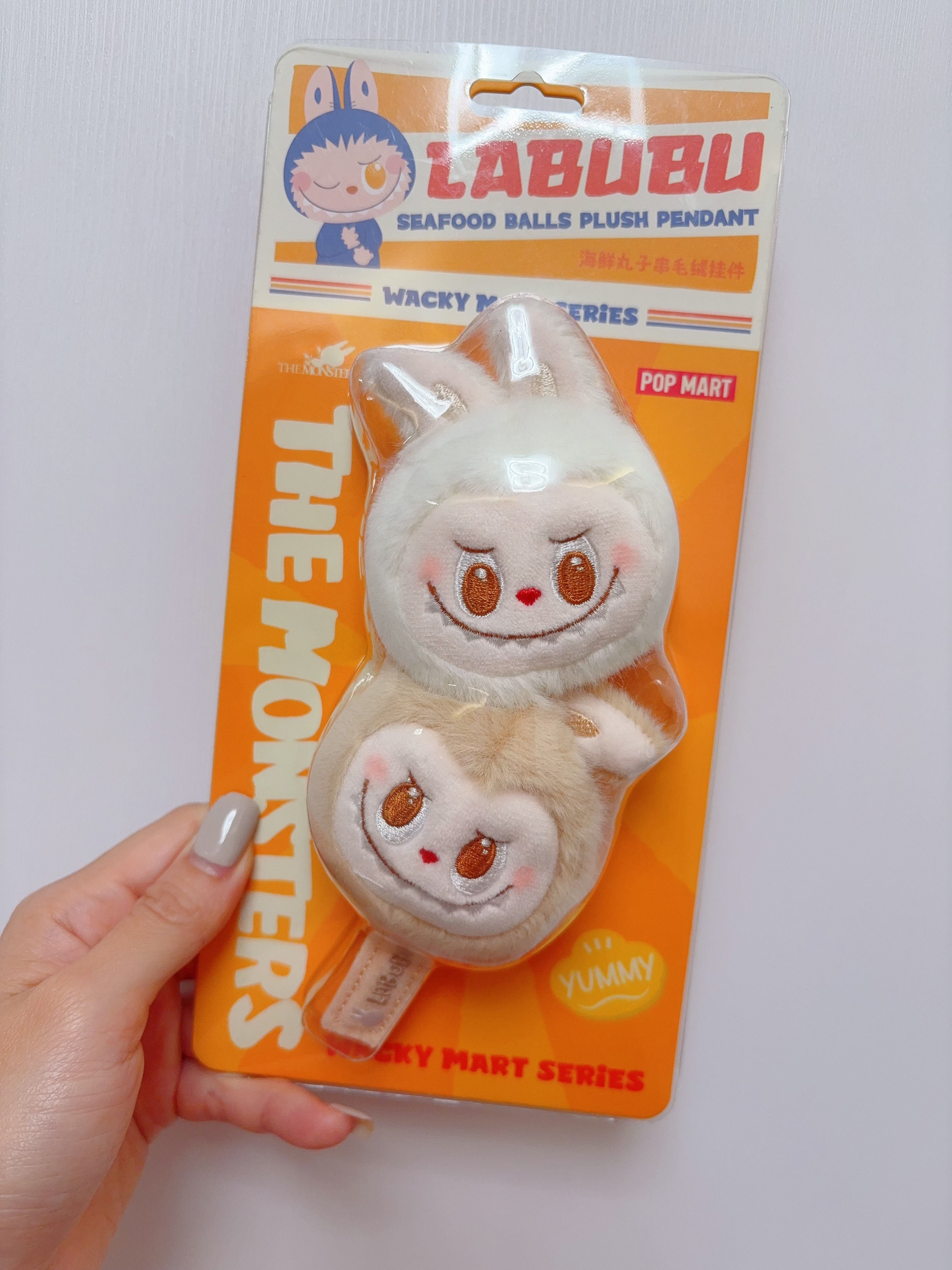 新品 labubu怪味海鮮丸子掛飾