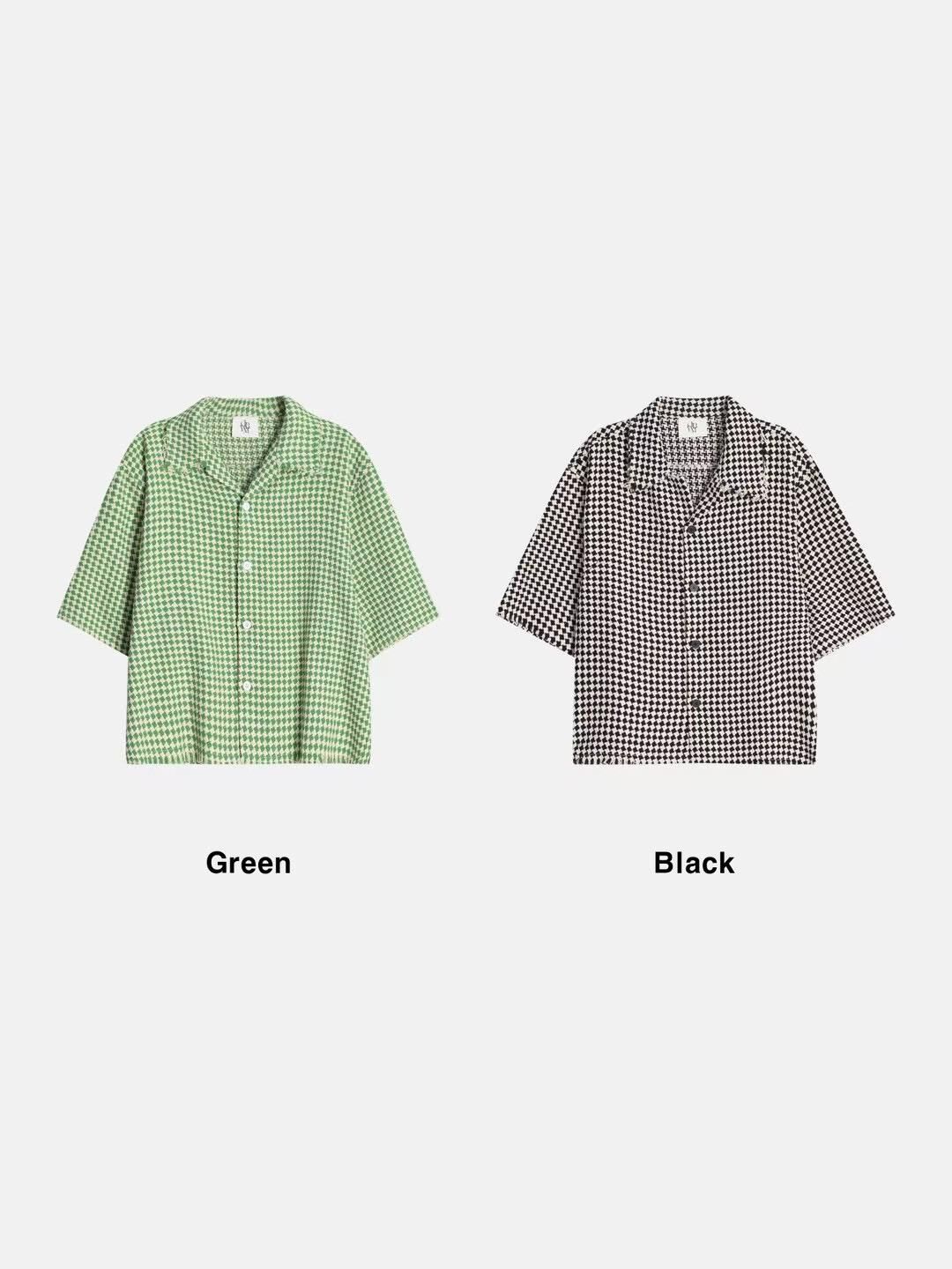 格仔Boxy短袖恤衫 D.B.Y.M-058S