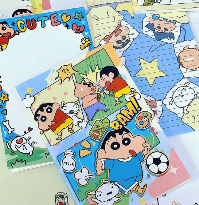 蜡笔小新手账本（款式随机）