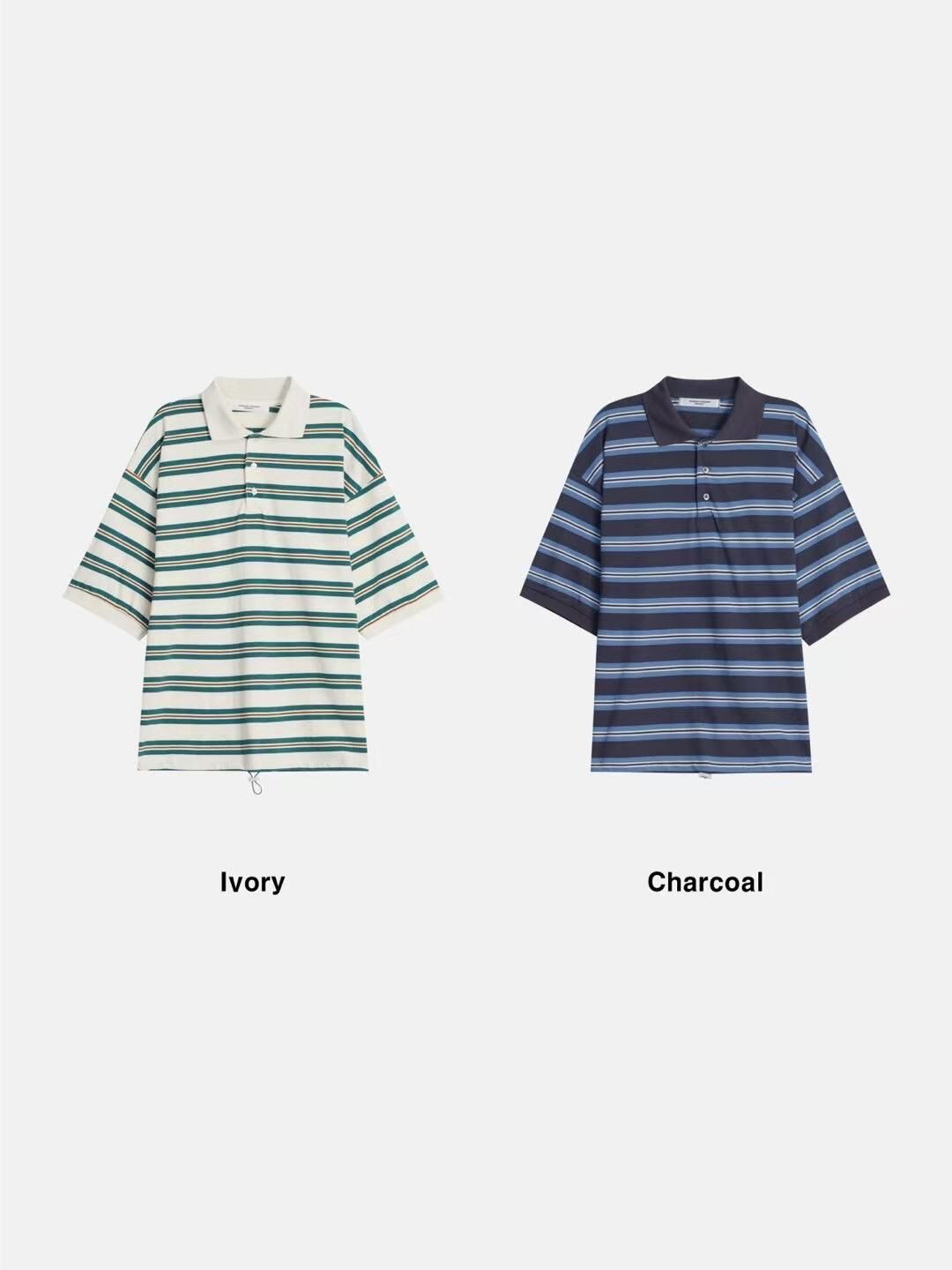 橫間短袖Polo Tee D.B.Y.M-063T