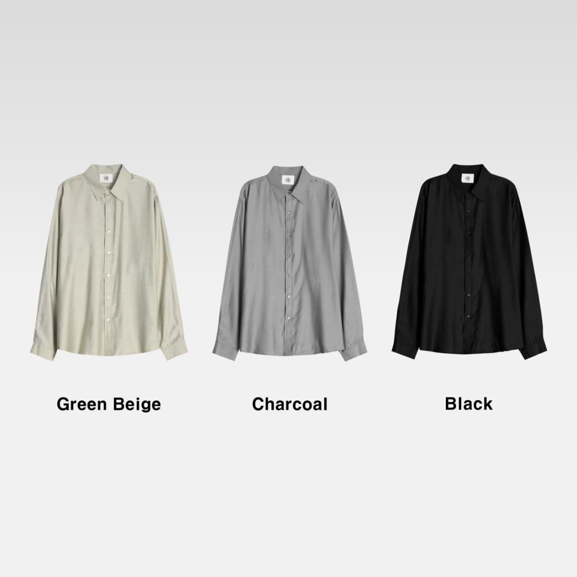 淨色長袖恤衫 D.B.Y.M-064S