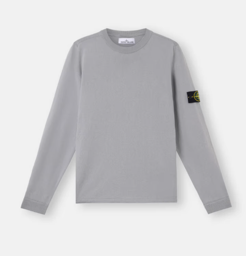 STONE ISLAND 有機棉 小號捲邊圓領毛衣   JUN25