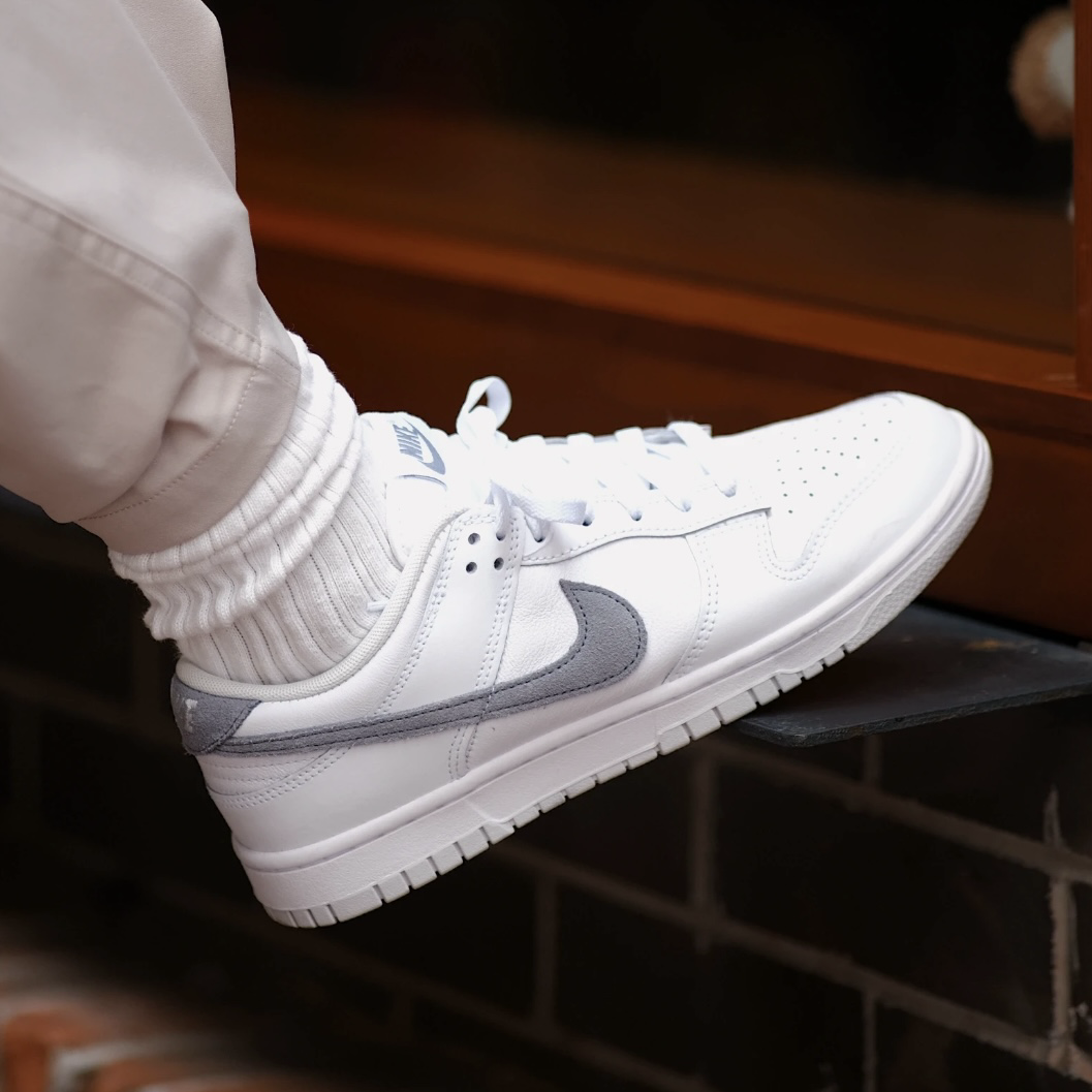 Nike Dunk Low White Ashen Slate 白岩灰 板岩灰 白灰 麂皮勾 低筒休閒鞋
