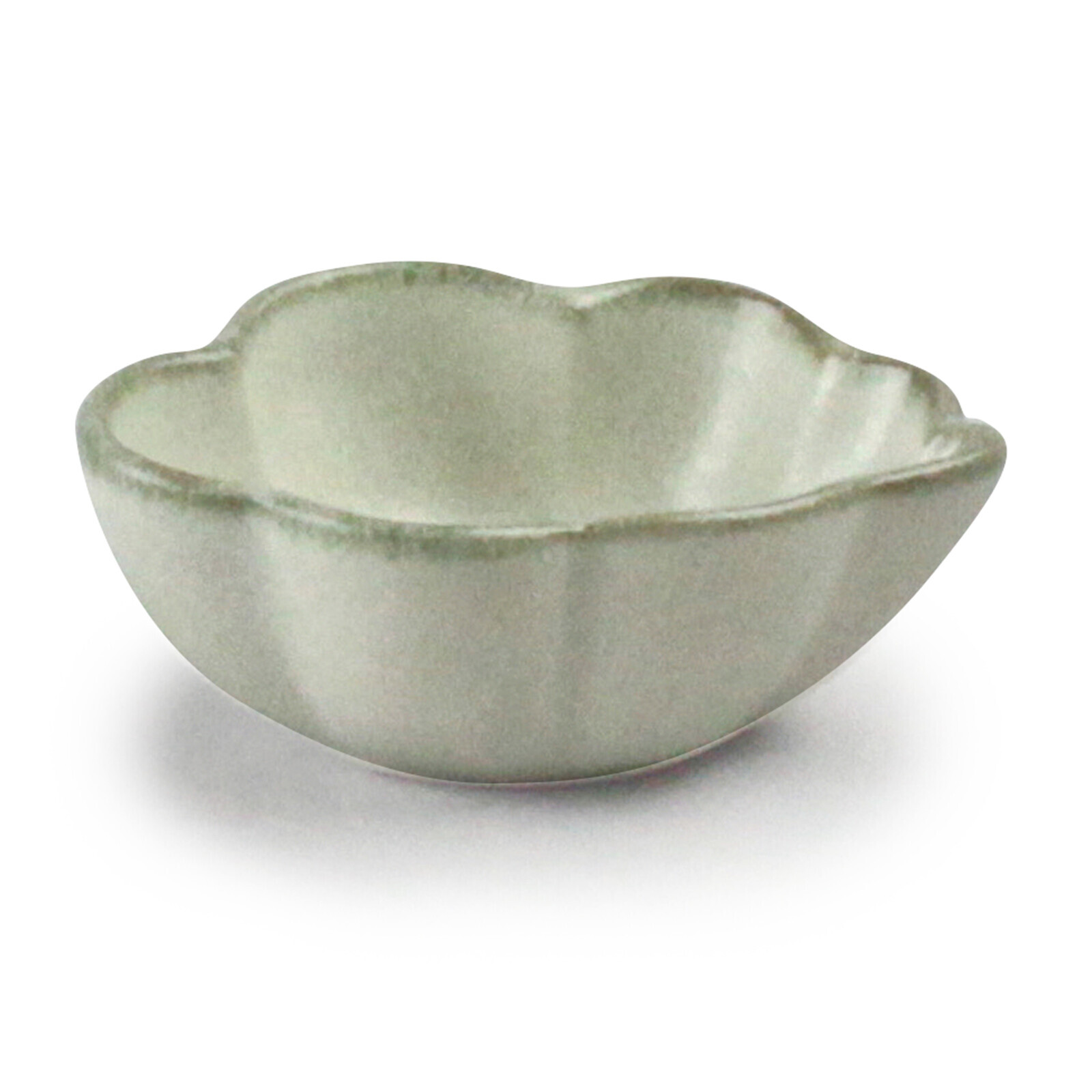 月白色 Hana 花型醬料碟｜日本瀨戶燒