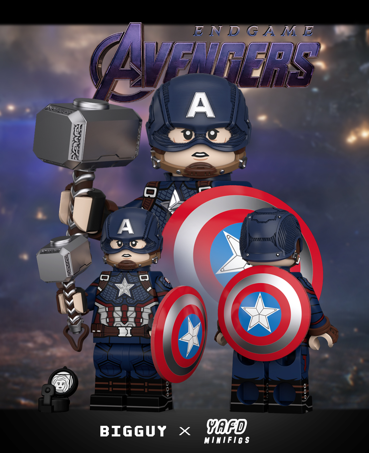[Bigguy][Preorder] Avengers: Endgame - Captain America [PADprinted]