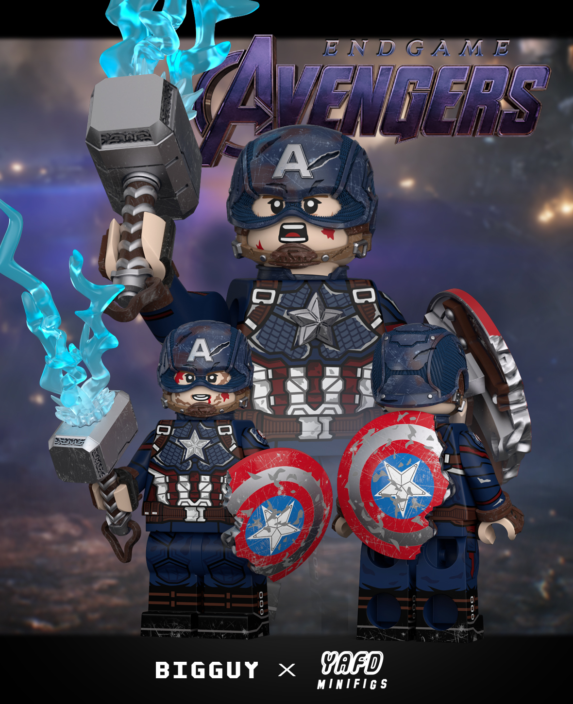[Bigguy][Preorder] Avengers: Endgame - Captain America [PADprinted]