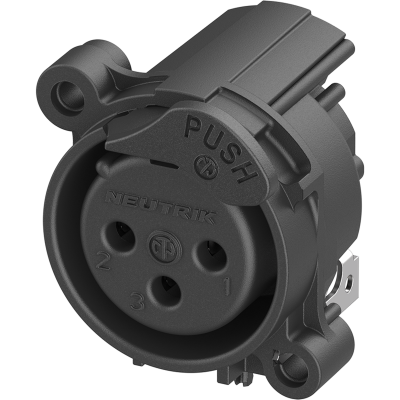 Neutrik XLR ESD Series NC3FAH1-DAE