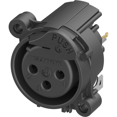 Neutrik XLR ESD Series NC3FAV1-DAE