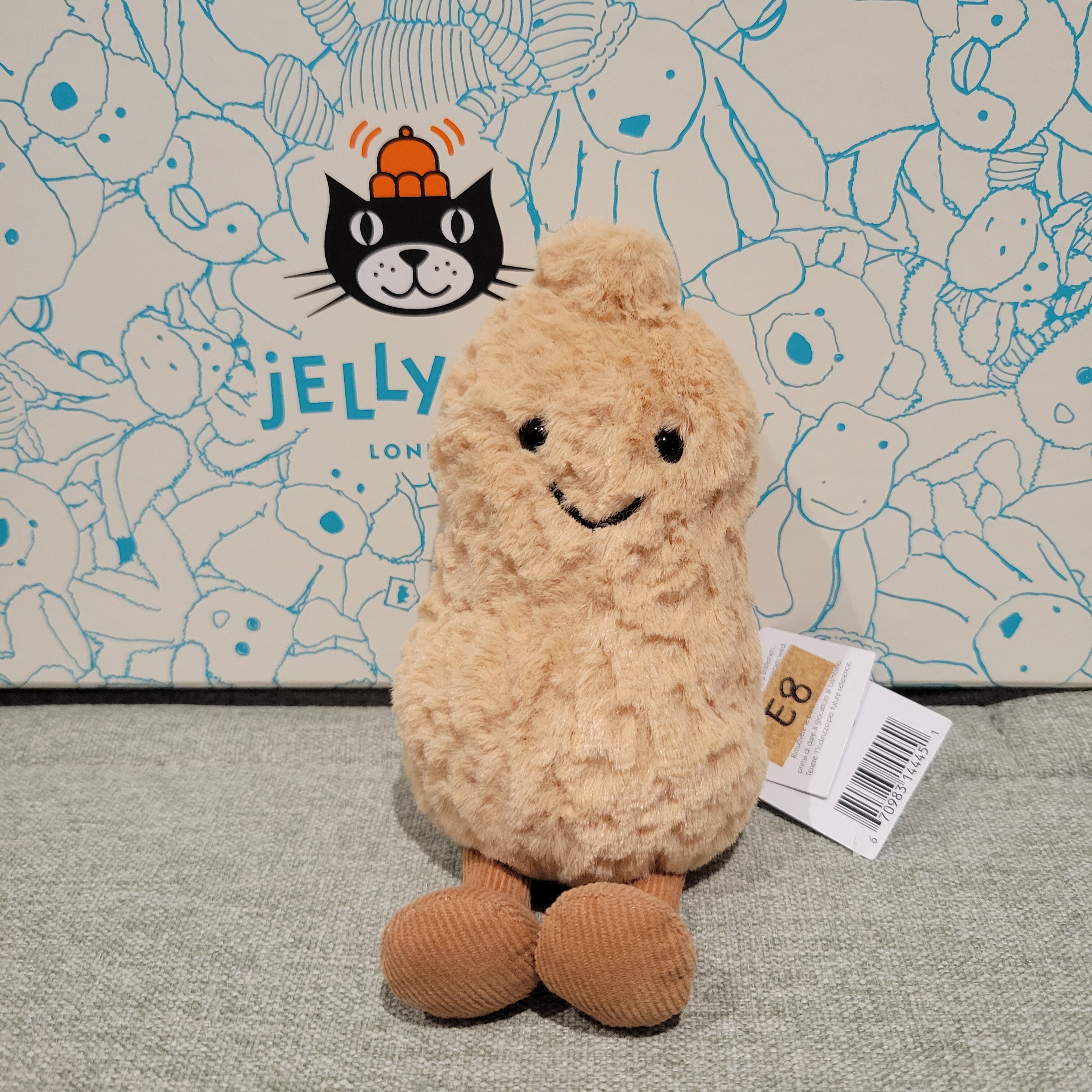 JELLYCAT 好事花生公仔 Amuseables Peanut 可挑臉 (E隊)