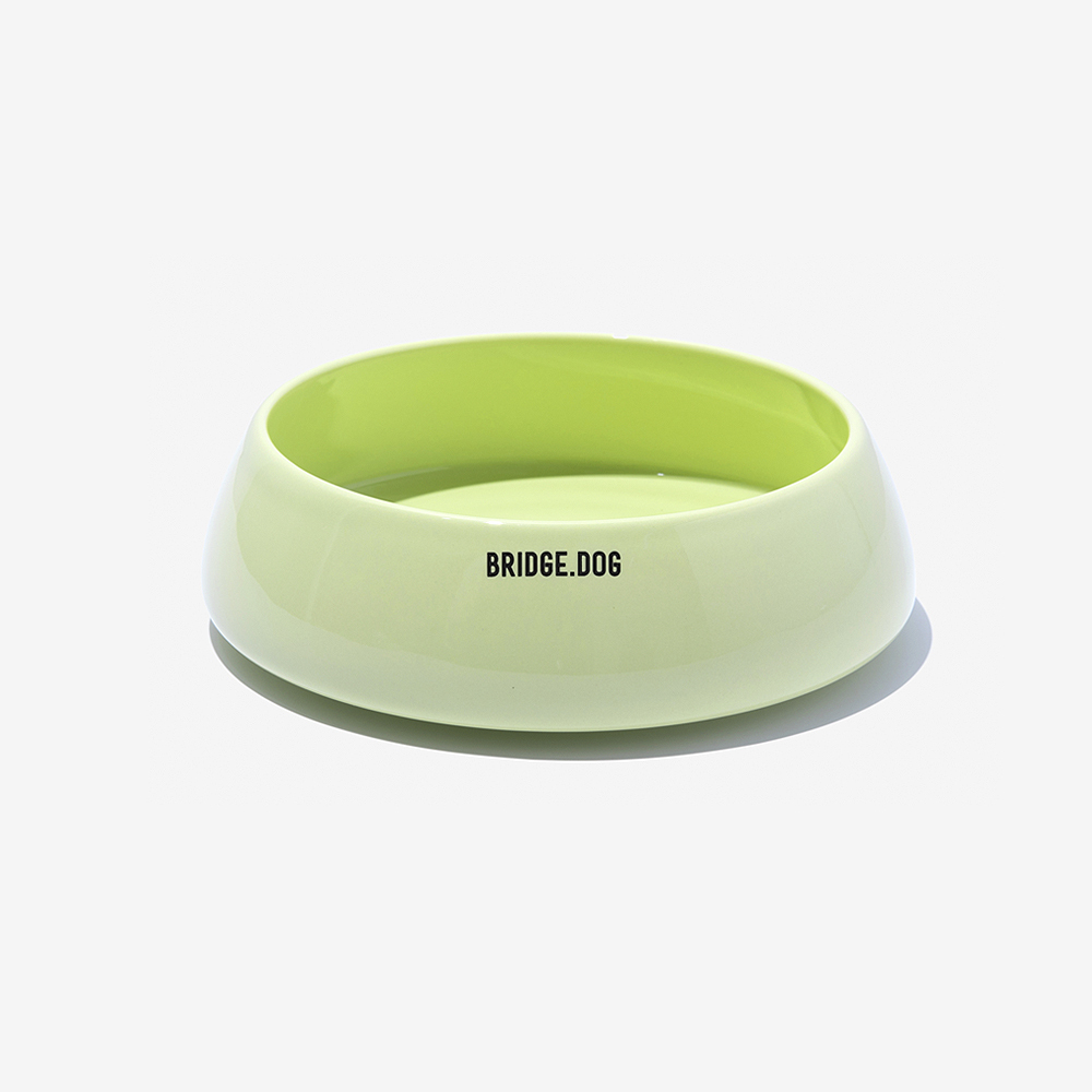 BRIDGE. DOG 經典陶瓷碗 (綠)