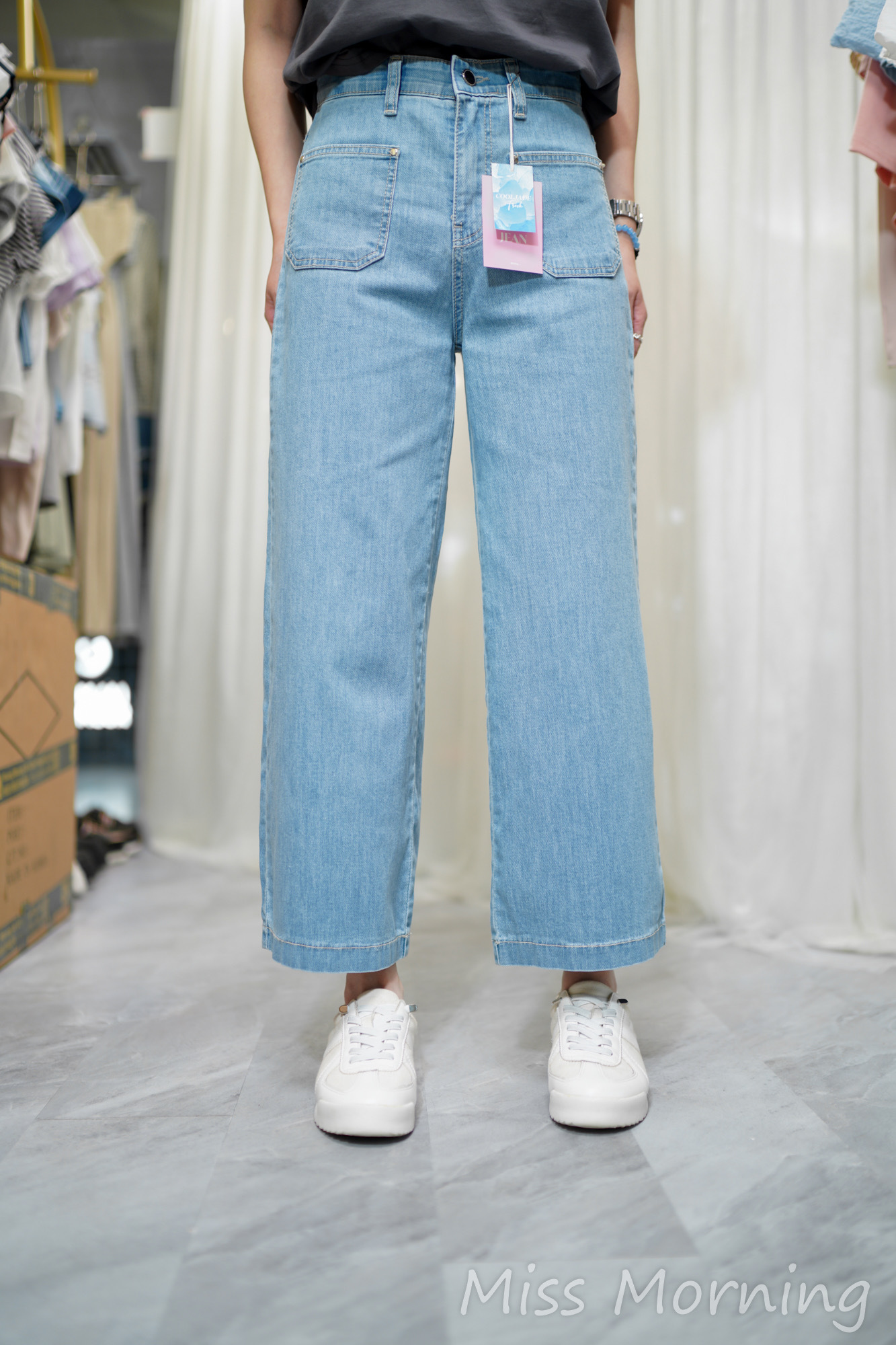 減3度冰涼2袋牛仔褲(33983)