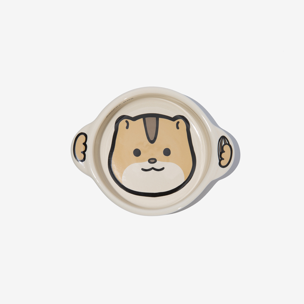 BRIDGE.DOG TOY  可愛動物雙耳碗 (小松鼠)