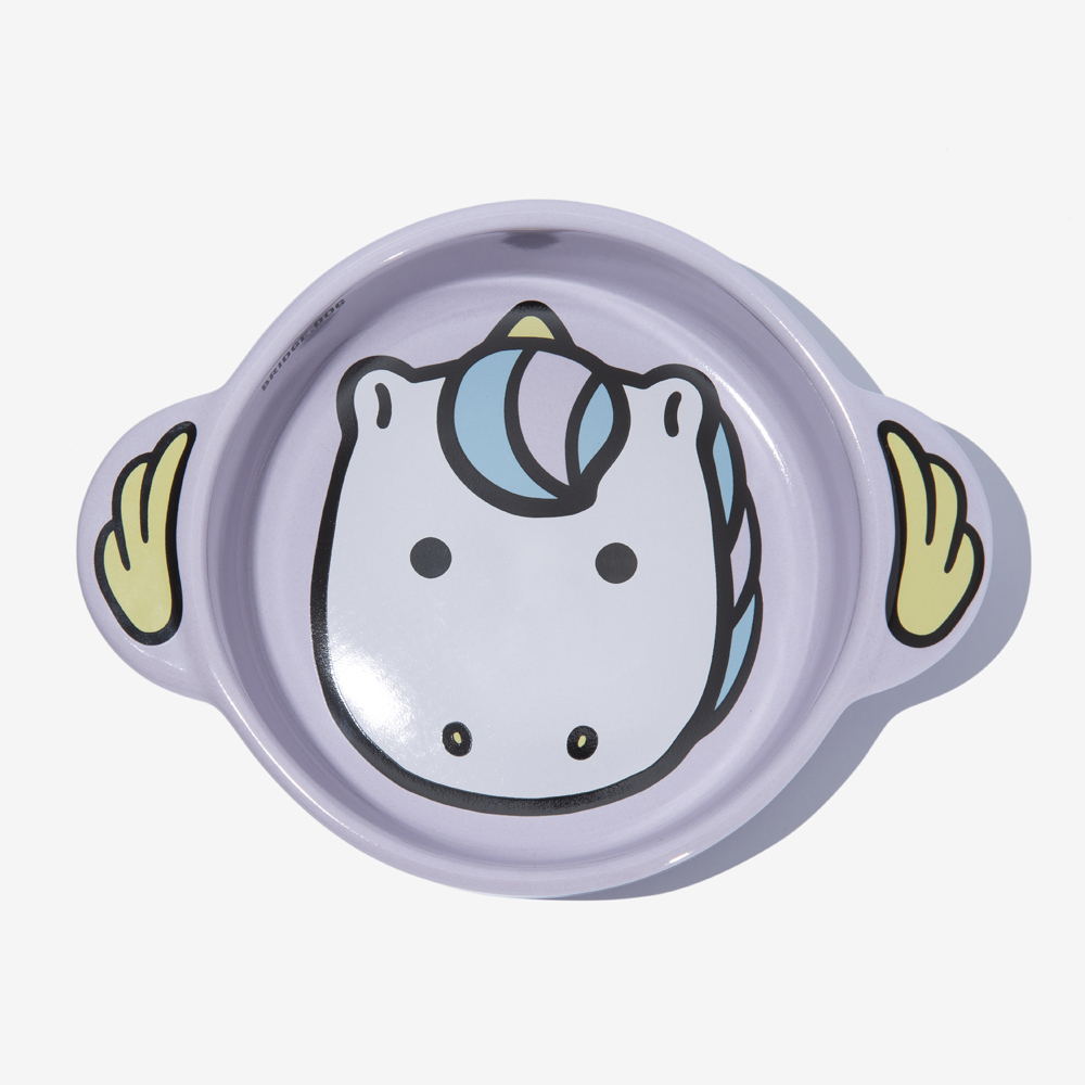 BRIDGE. DOG BASIC  可愛動物雙耳碗 (獨角獸)