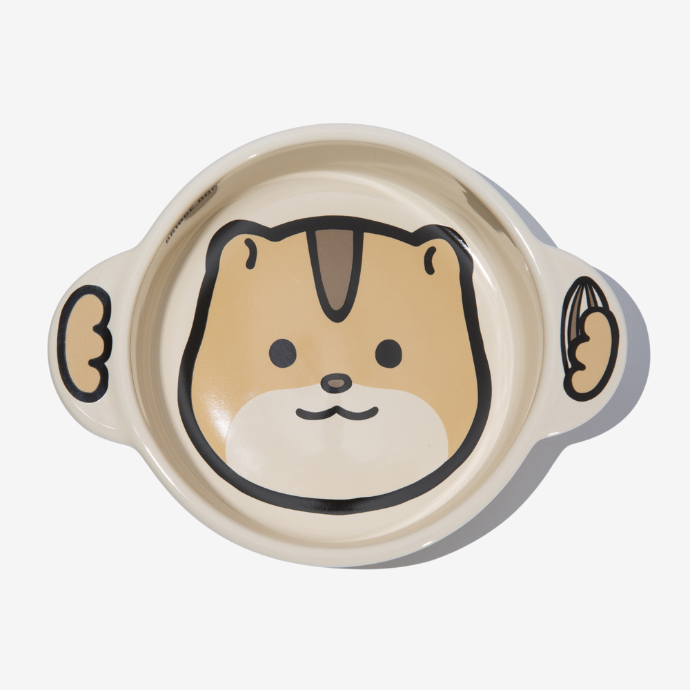 BRIDGE. DOG BASIC  可愛動物雙耳碗 (小松鼠)