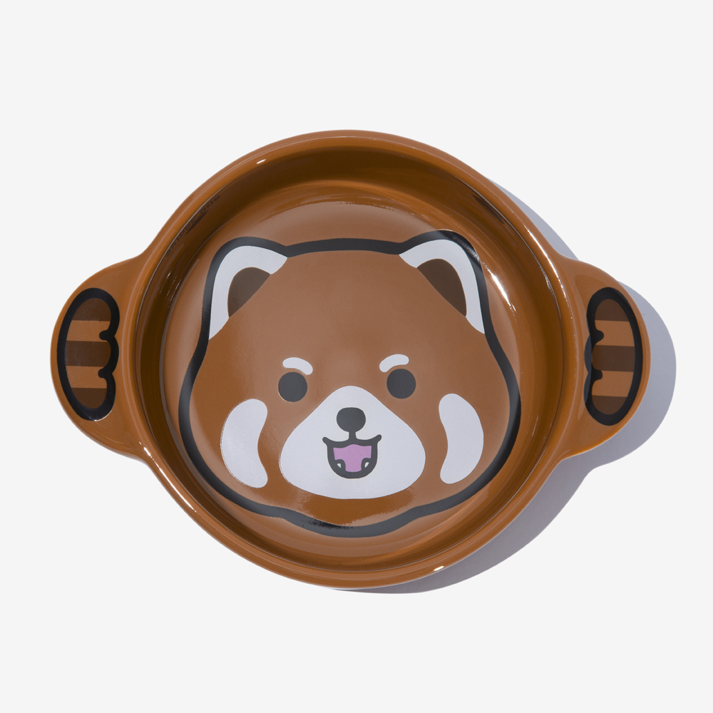 BRIDGE. DOG BASIC  可愛動物雙耳碗 (浣熊)